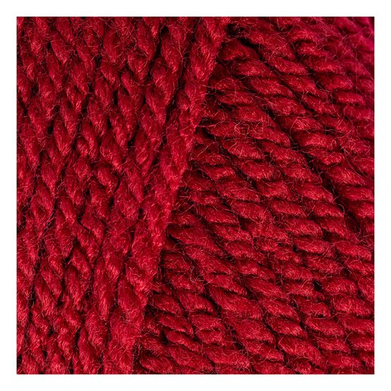 Knitcraft Red Everyday Aran Yarn 100g image number 2