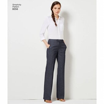 Simplicity Amazing Fit Trousers Sewing Pattern 8056 (10-18) image number 5
