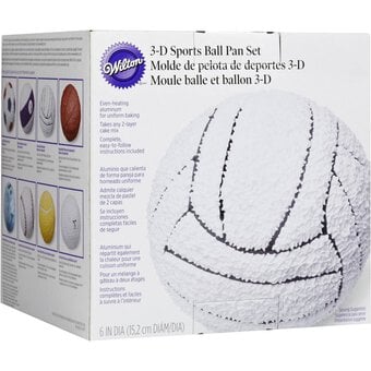 Wilton Sports Ball Hemisphere Cake Tin 6 Inches image number 5