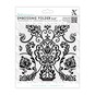 Xcut Arts and Crafts Tile Embossing Folder 6 x 6 Inches image number 1