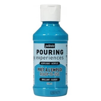 Pebeo Turquoise Blue Pouring Experiences Acrylic 118ml