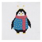 Trimits Cosy Penguin Counted Cross Stitch Kit 13cm x 13cm image number 2