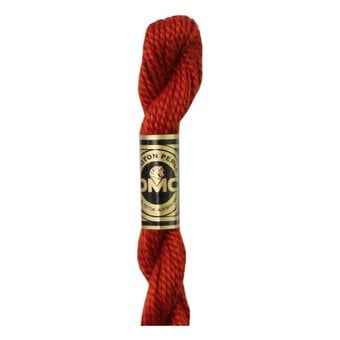 DMC Red Pearl Cotton Thread Size 3 15m (919)