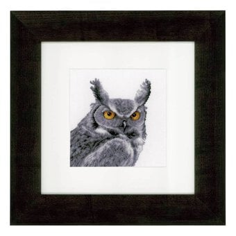 Vervaco Cross Stitch Kit Grey Owl