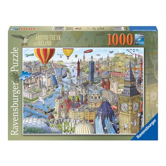 Ravensburger Around the UK and Ireland Jigsaw Puzzle 1000 Pieces