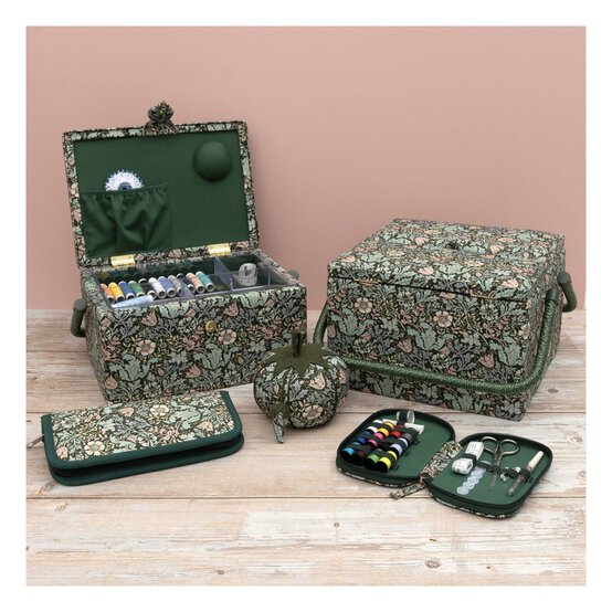 Floral Wood Block Pin Cushion image number 4