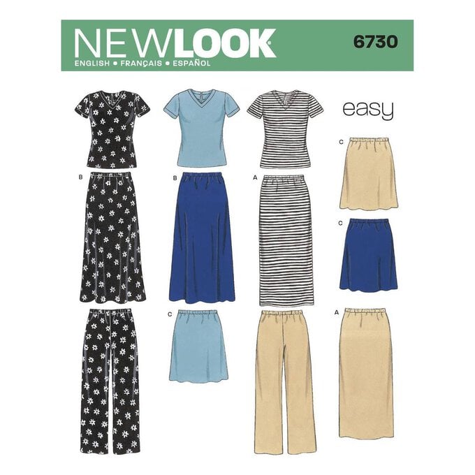 New Look Women's Separates Sewing Pattern 6730 image number 1