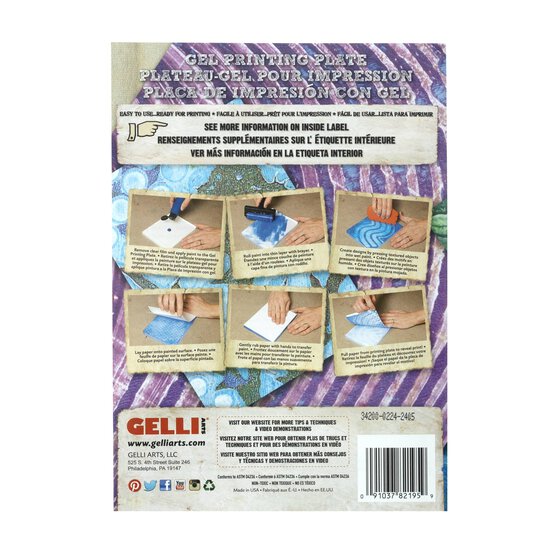 Gelli Gel Printing Plate 5 x 7 Inches  image number 6