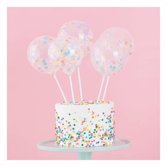 Ginger Ray Mini Pastel Balloon Toppers 5 Pack image number 2