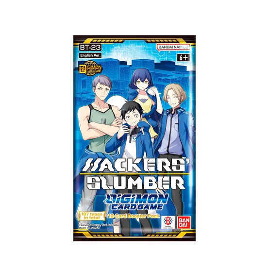 Digimon Card Game Hacker’s Slumber BT23 Booster Pack image number 1