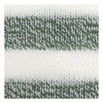 Knitcraft Sage White Stripe Dream 150g 