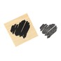 Sketch Heart Wooden Stamp 3.8cm x 3.8cm image number 1