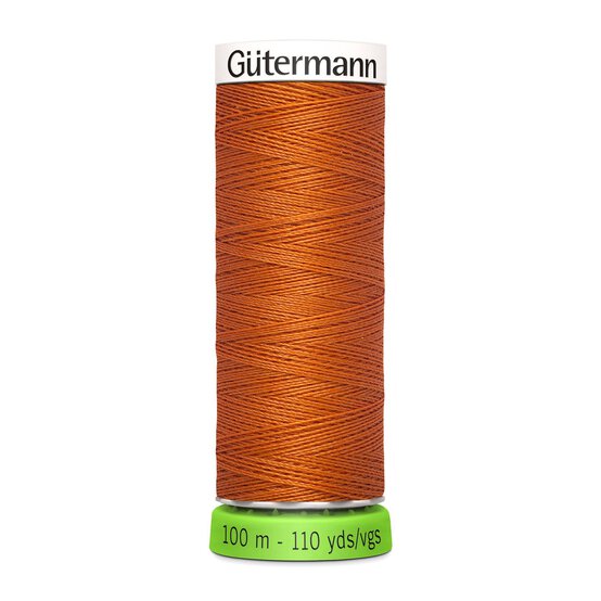 Gutermann Orange Sew All Recycled rPET Thread 100m (982) image number 1