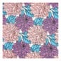 Purple Floral Polycotton Fabric by the Metre image number 2