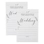 White Cotton Paper Wedding Invitations 20 Pack image number 1