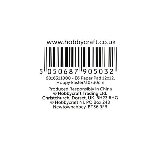 Hoppy Easter Paper Pad 36 Sheets 12 x 12 Inches image number 6