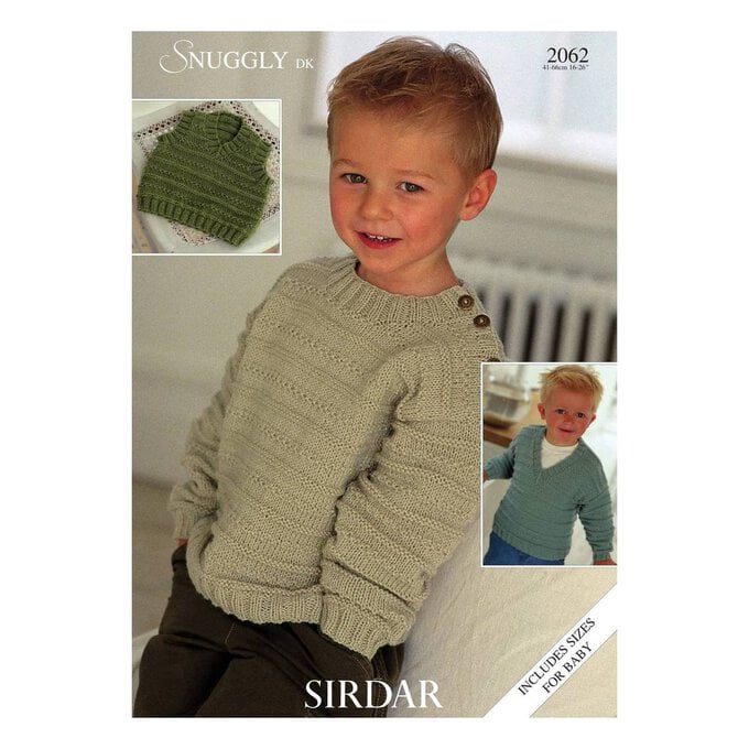 Sirdar Snuggly DK Sweaters Digital Pattern 2062 image number 1