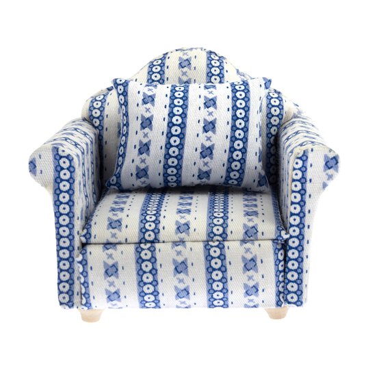 Doll&rsquo;s House Blue Armchair image number 3