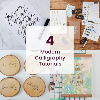 4 Modern Calligraphy Tutorials