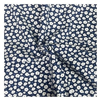 Floral Cotton Spandex Jersey Fabric by the Metre