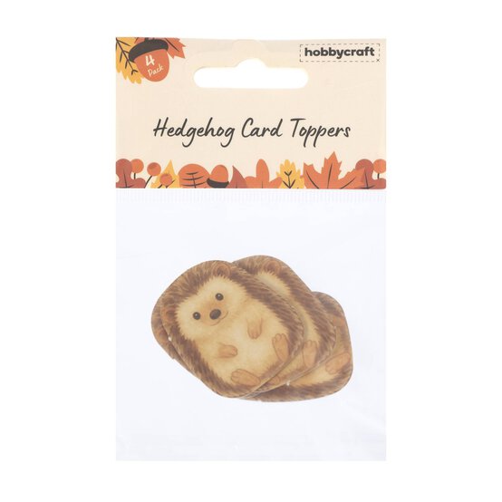 Hedgehog Card Toppers 4 Pack image number 4