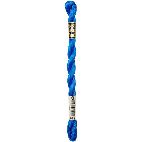 DMC Blue Pearl Cotton Thread Size 5 25m (995) image number 3