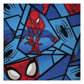 Spider-Man Mosaic Cotton Print Fabric by the Metre image number 2