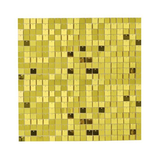 Create & Celebrate Gold Shimmer Wall Tiles 4 Pack image number 3