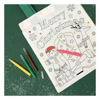 Decorate Your Own Christmas Tote Bag Kit