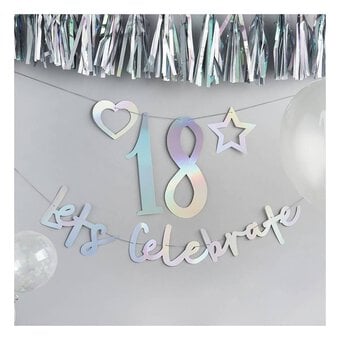 Create Your Own Iridescent Banner 2m
