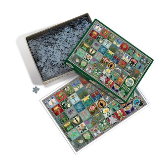 Cobble Hill Art Nouveau Tiles Jigsaw Puzzle 1000 Pieces
