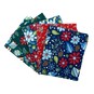 Jewelled Christmas Fat Quarters 5 Pack image number 1