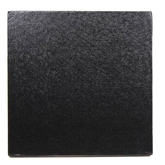 Black 10 Inch Square Cake Board