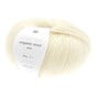 Rico Essentials Cream Organic Wool Aran Yarn 50g image number 1