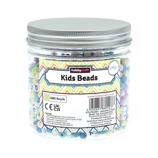 Alphabet and Pastel Beads Tub image number 4