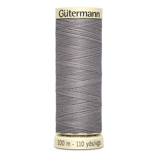 Gutermann Grey Sew All Thread 100m (493) image number 1