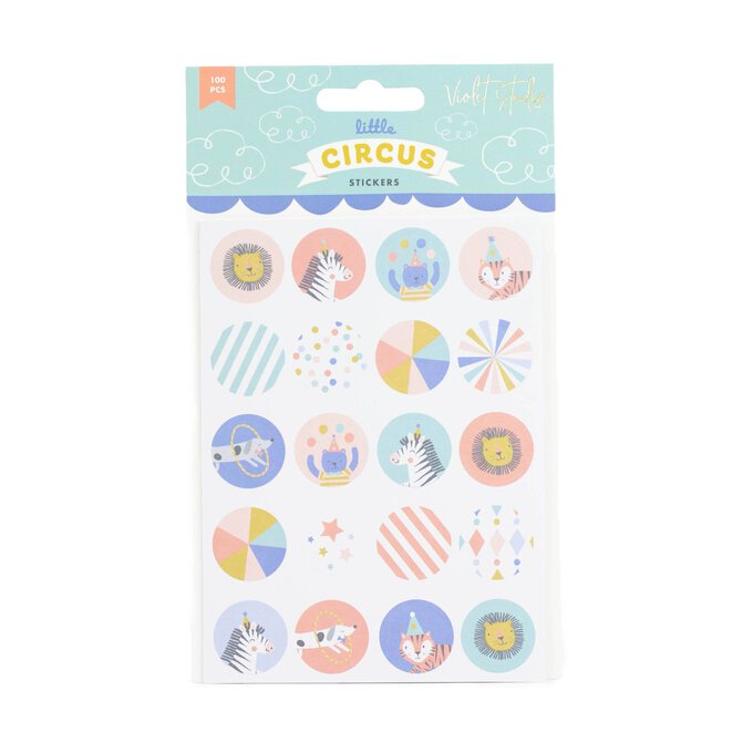 Violet Studio Little Circus Mini Stickers 100 Pack image number 1