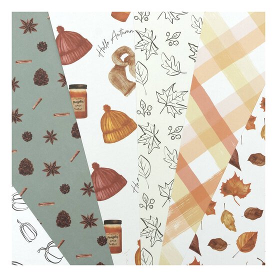 Autumn Leaves 12 x 12 Inches Paper Pad 24 Sheets image number 4