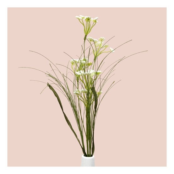 White Parsley Floral Spray 75cm image number 1