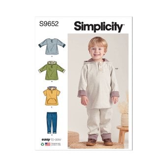 Simplicity Toddler Separates Sewing Pattern S9652
