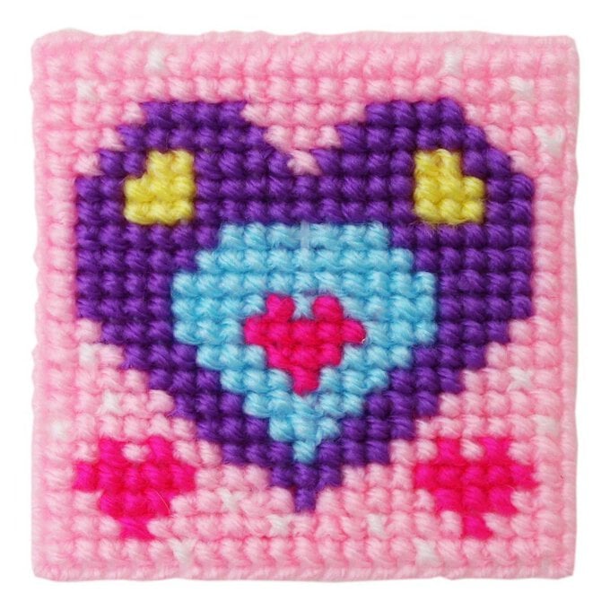 Kids' Heart Cross Stitch Kit image number 1