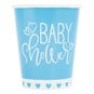 Blue Hearts Baby Shower Paper Cups 8 Pack image number 1