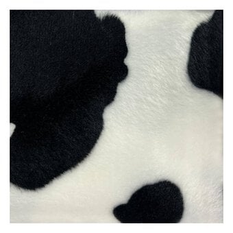 Cow Velboa Fur Fabric by the Metre image number 2