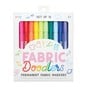 Fabric Doodlers Permanent Fabric Markers 12 Pack image number 1