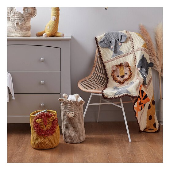 Knitcraft Crochet Animal Baskets Digital Pattern 0287 image number 2