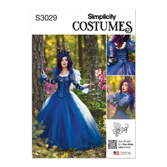 Simplicity Women's Costume Sewing Pattern S3029 (H5 6-14)