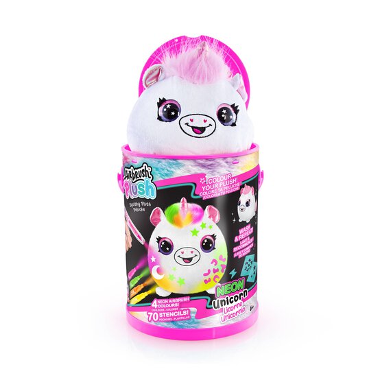 Assorted Airbrush Squishy Plush Neon image number 2