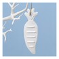Hanging Plaster Carrot Decoration 11cm image number 1