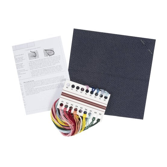 Trimits Octopus Mini Cross Stitch Kit 13cm x 13cm image number 3