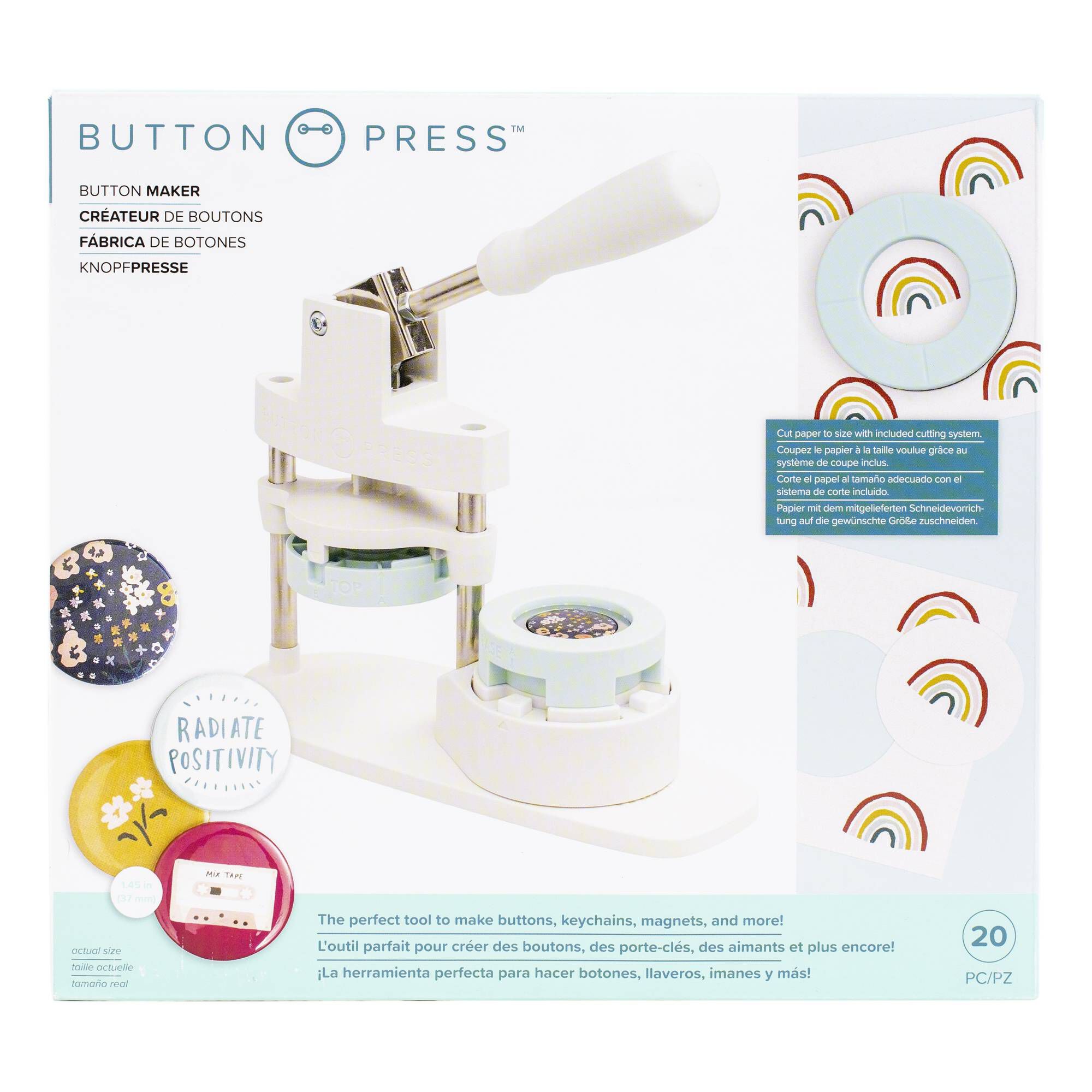 We R Makers Button Press Kit | Hobbycraft